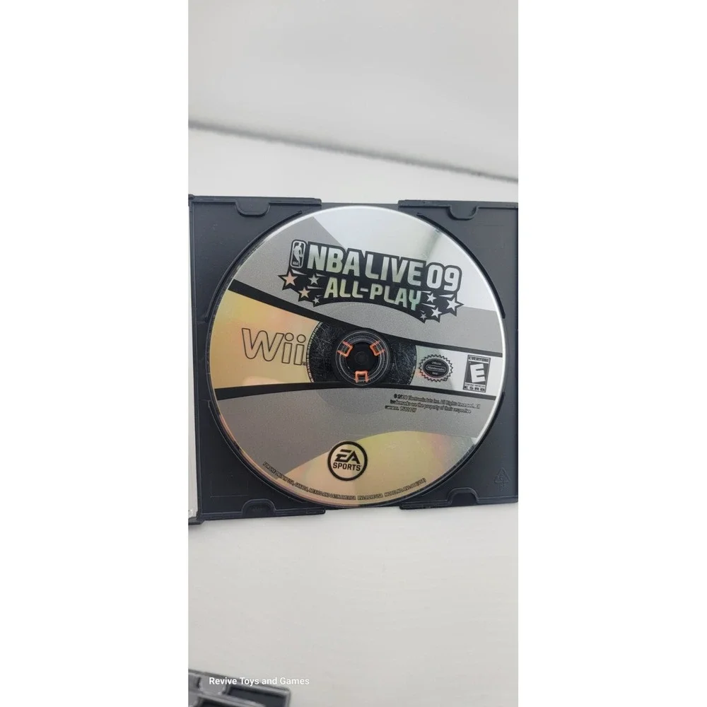 NBA Live 09: All-Play (Nintendo Wii, 2008) Disc‎ Only Tested and Working Great